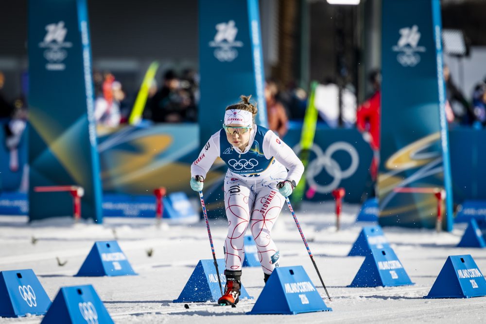 Slovenka Mária Danielová v šprinte v bežeckom lyžovaní 