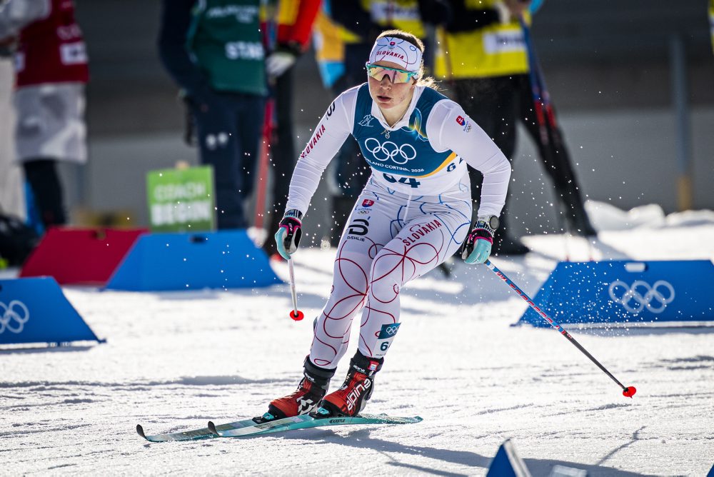Slovenka Mária Danielová v šprinte v bežeckom lyžovaní 