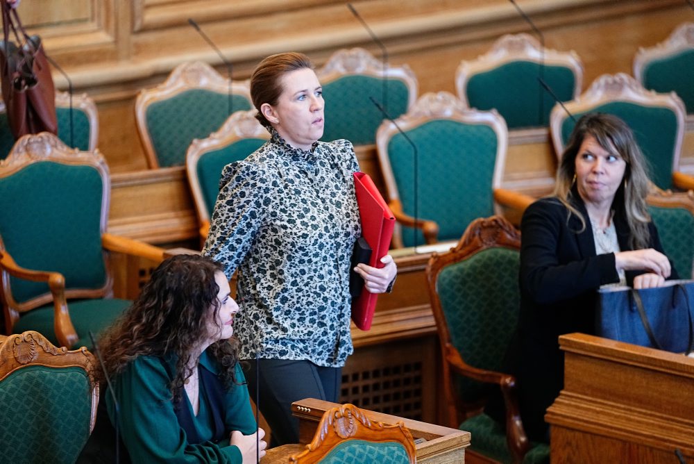 Vystúpenie dánskej premiérky v parlamente 