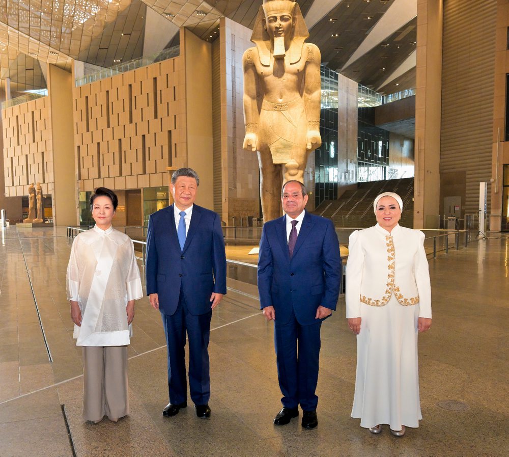 Si Ťin-pching v Egypte