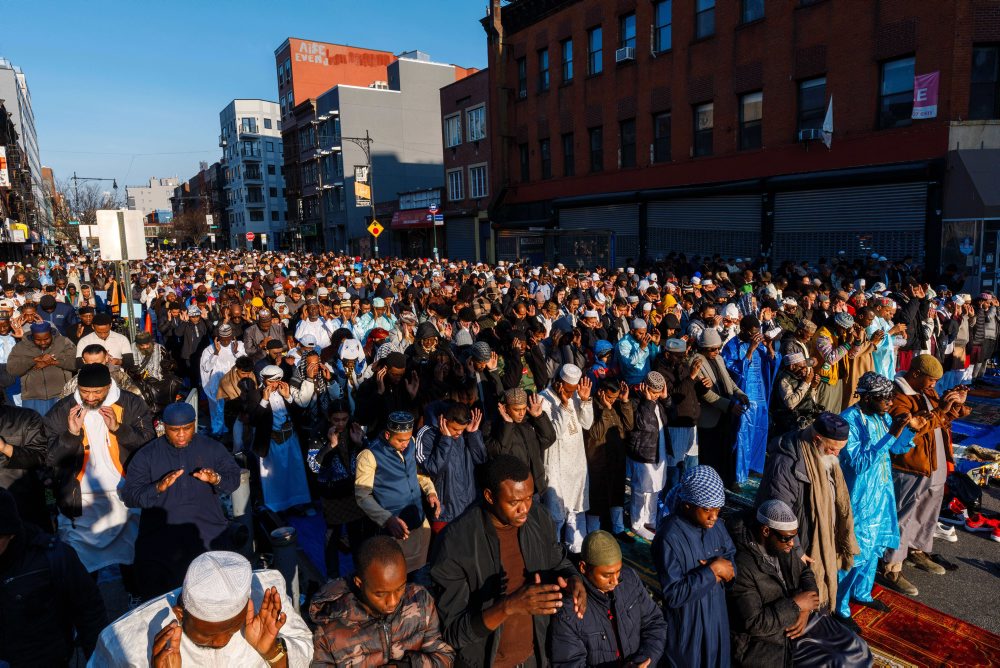 Záver moslimského pôstneho mesiaca ramadánu v New Yorku