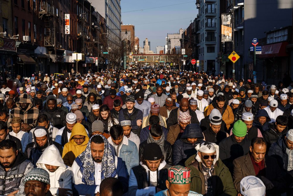 Záver moslimského pôstneho mesiaca ramadánu v New Yorku