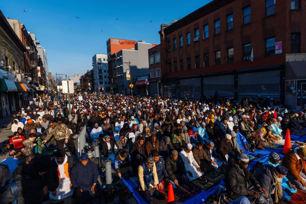 Záver moslimského pôstneho mesiaca ramadánu v New Yorku