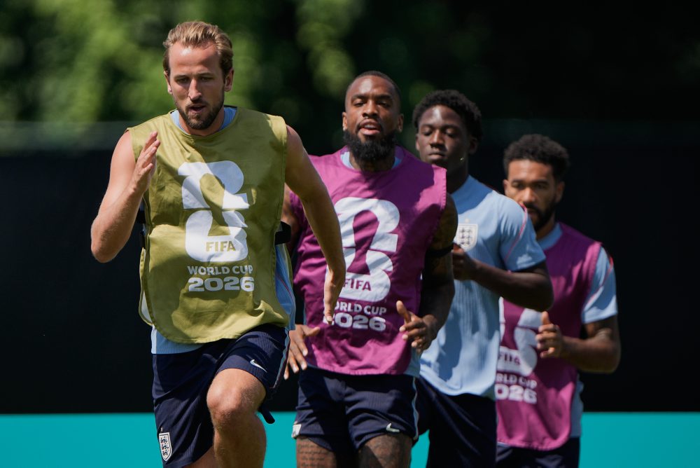 Tréning Anglicka pred semifinále MS vo futbale proti Argentíne