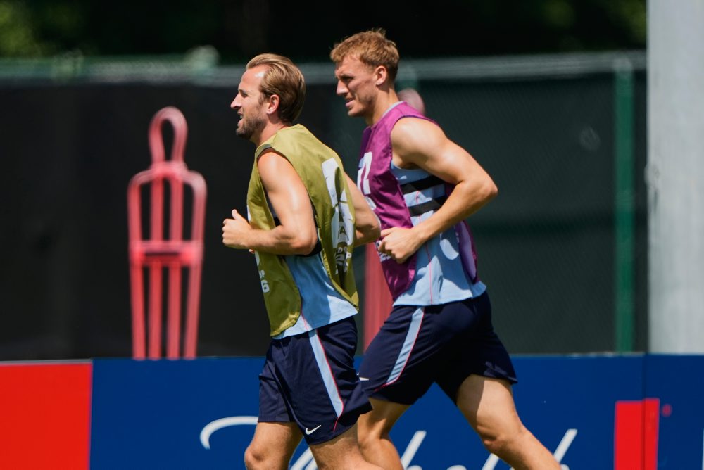Tréning Anglicka pred semifinále MS vo futbale proti Argentíne