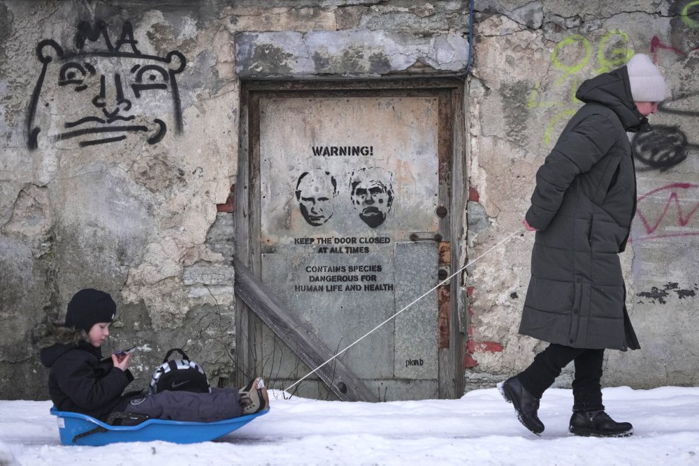 Sneženie v Tallinne