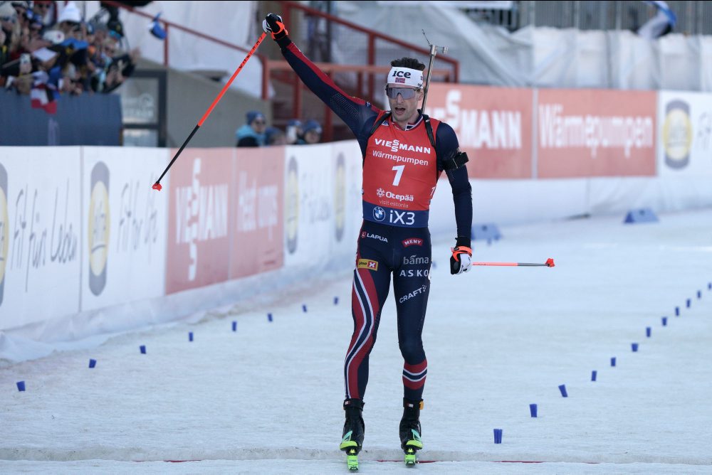 Biatlon-SP: Laegreid suverénny v stíhacích pretekoch, Borguľa na 55. mieste