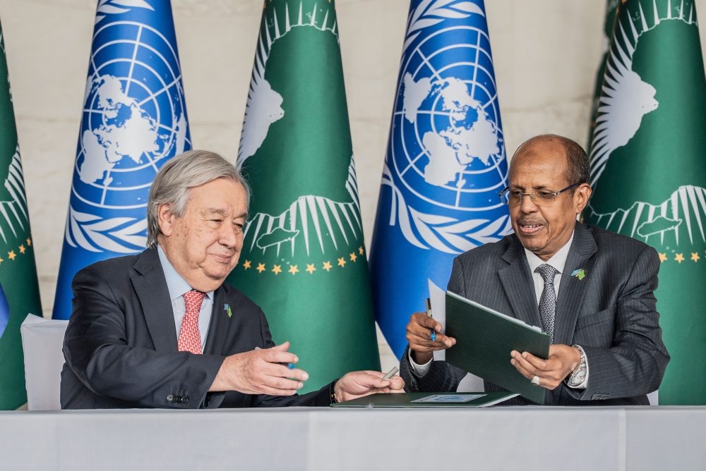Generálny tajomník OSN António Guterres v Etiópii