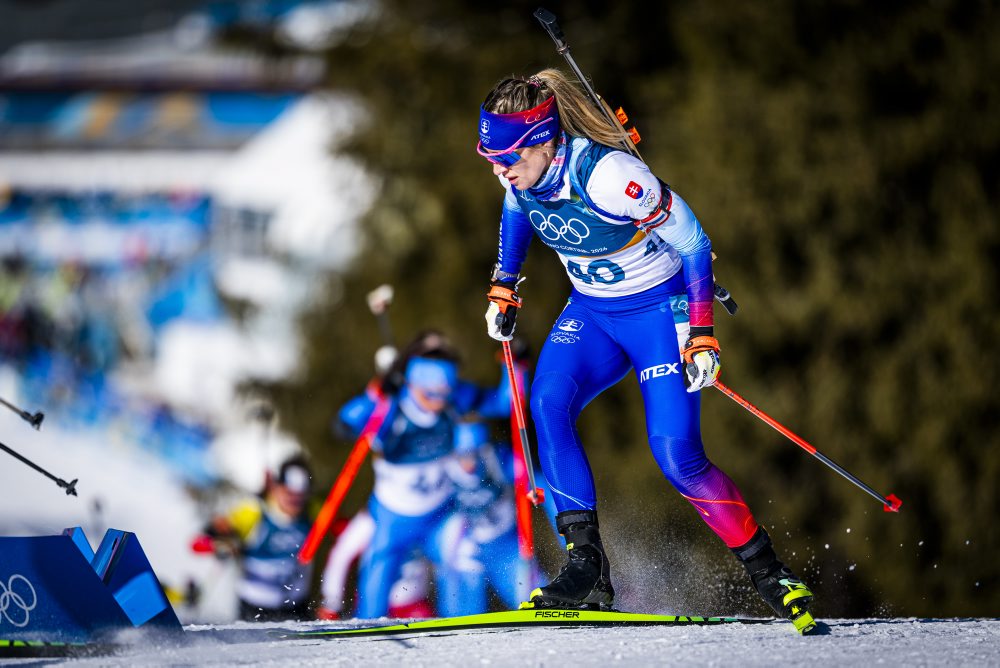 Biatlon ženy - stíhacie preteky na 7,5km
