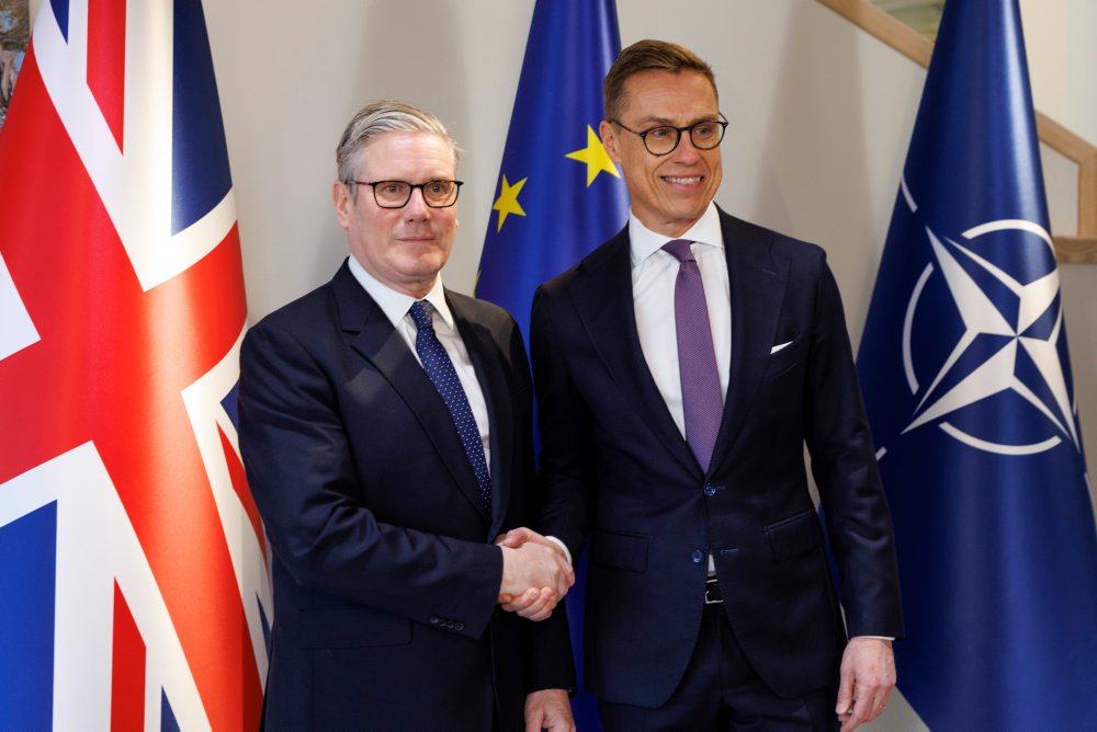 Účastníci summitu hláv štátov mnohonárodných Spoločných expedičných síl v Helsinkách