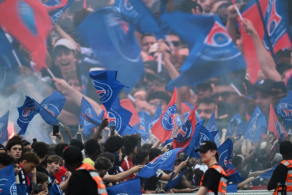Oslavy PSG po obhajobe titulu v Lige majstrov vo futbale 