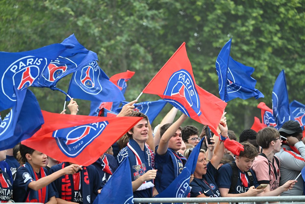 Oslavy PSG po obhajobe titulu v Lige majstrov vo futbale 