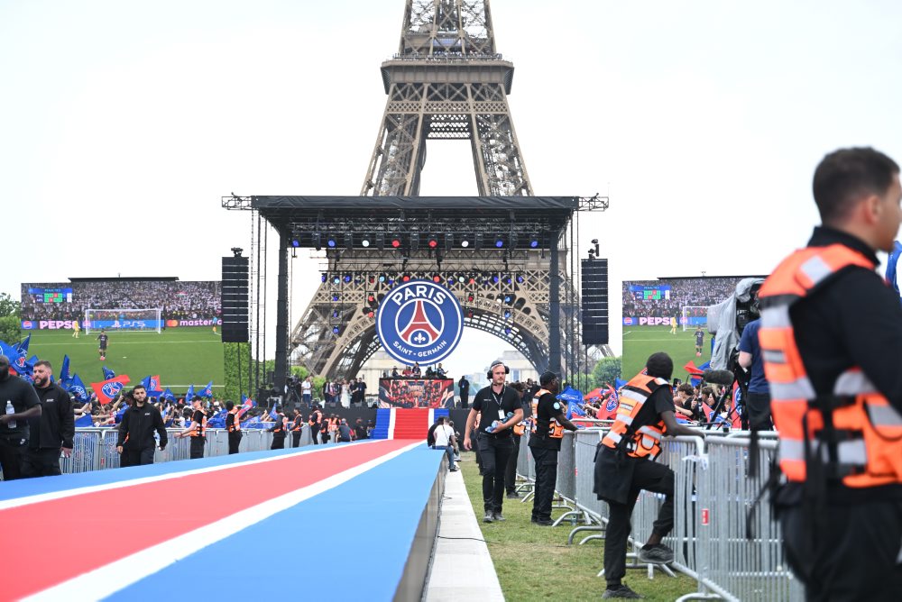 Oslavy PSG po obhajobe titulu v Lige majstrov vo futbale 