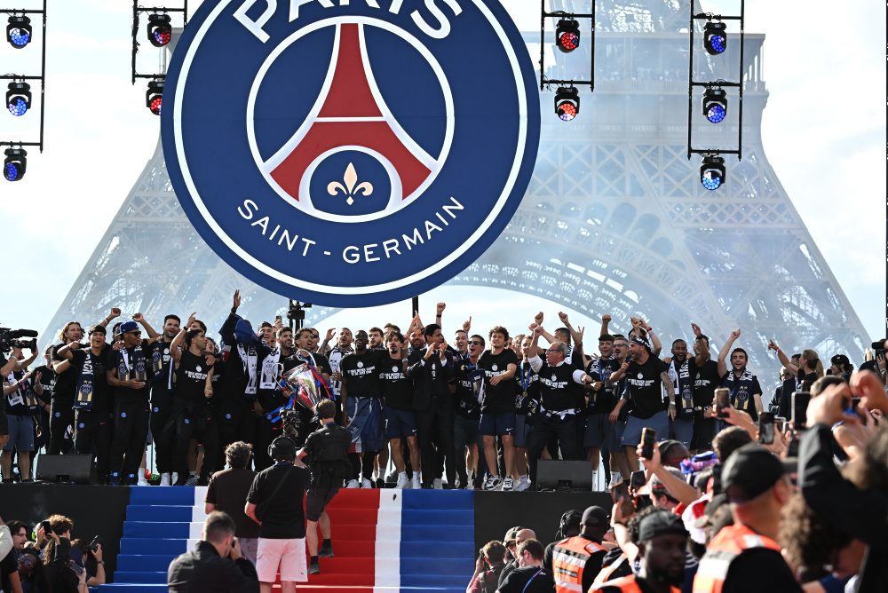 Oslavy PSG po obhajobe titulu v Lige majstrov vo futbale 
