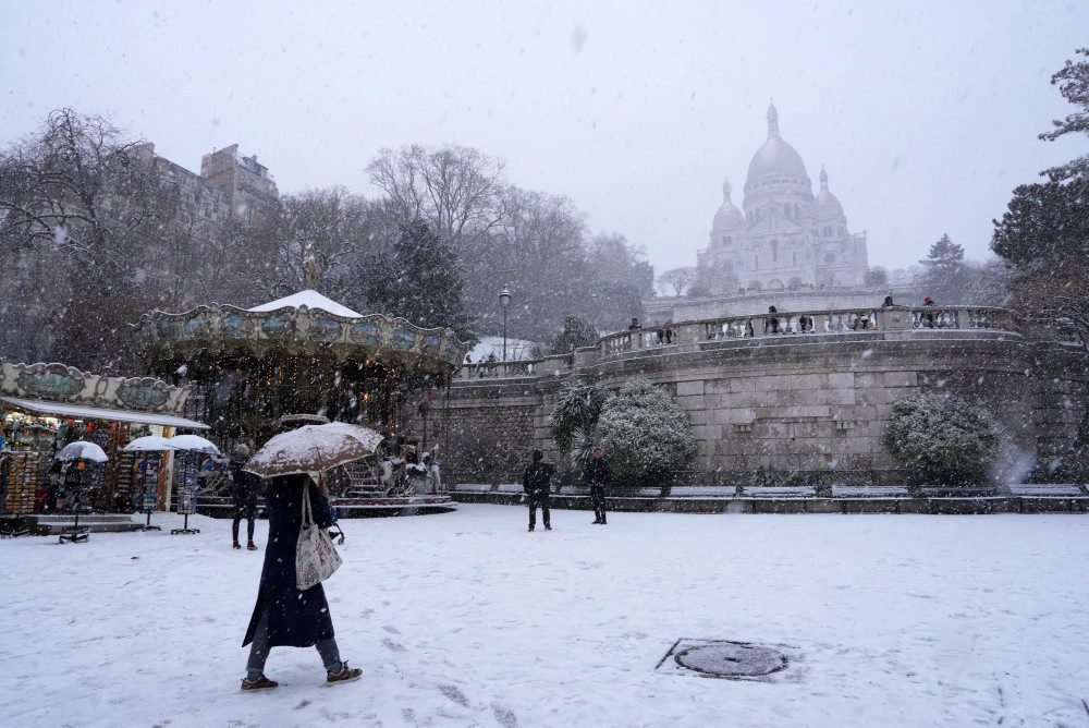 Sneženie vo Francúzsku 