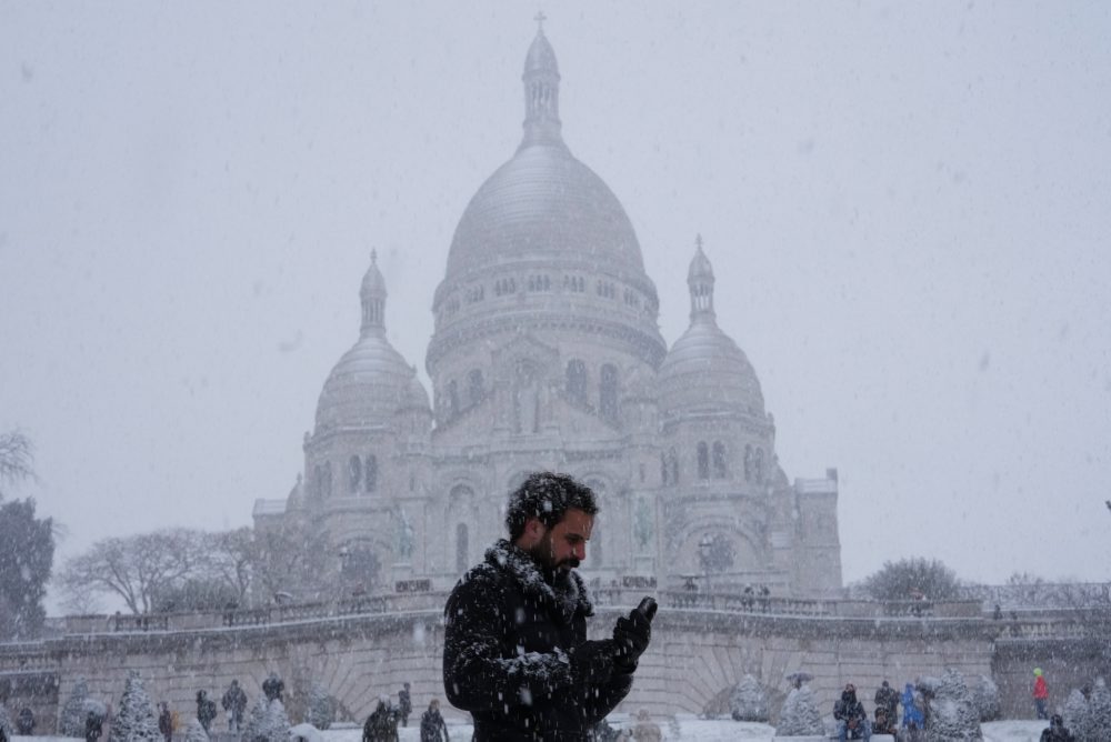 Sneženie vo Francúzsku 