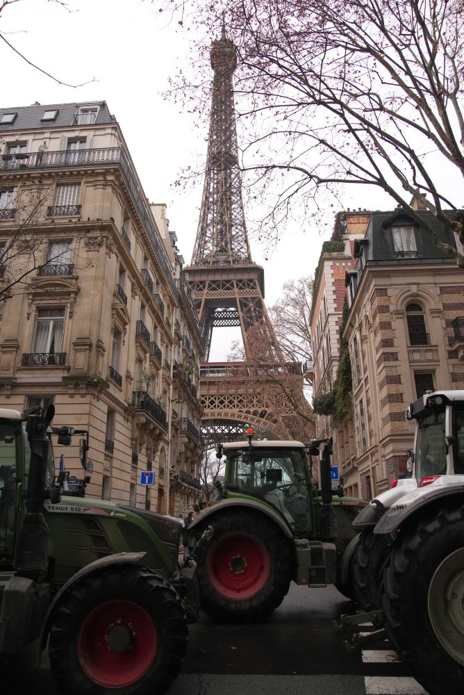 Protest farmárov vo Francúzsku 