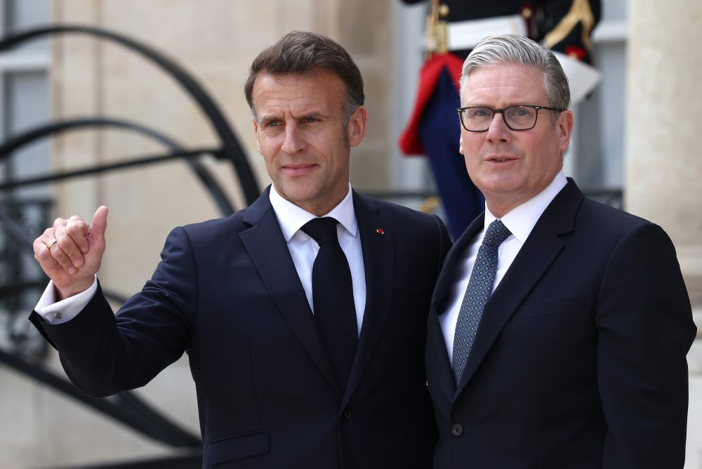 Britský premiér Keir Starmer vo Francúzsku