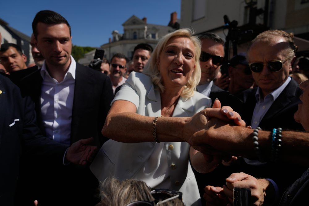 Návšteva Marine Le Penovej