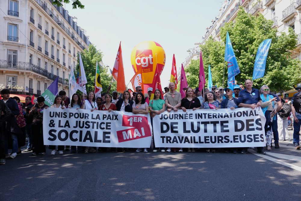 Prvomájová demonštrácia v Paríži