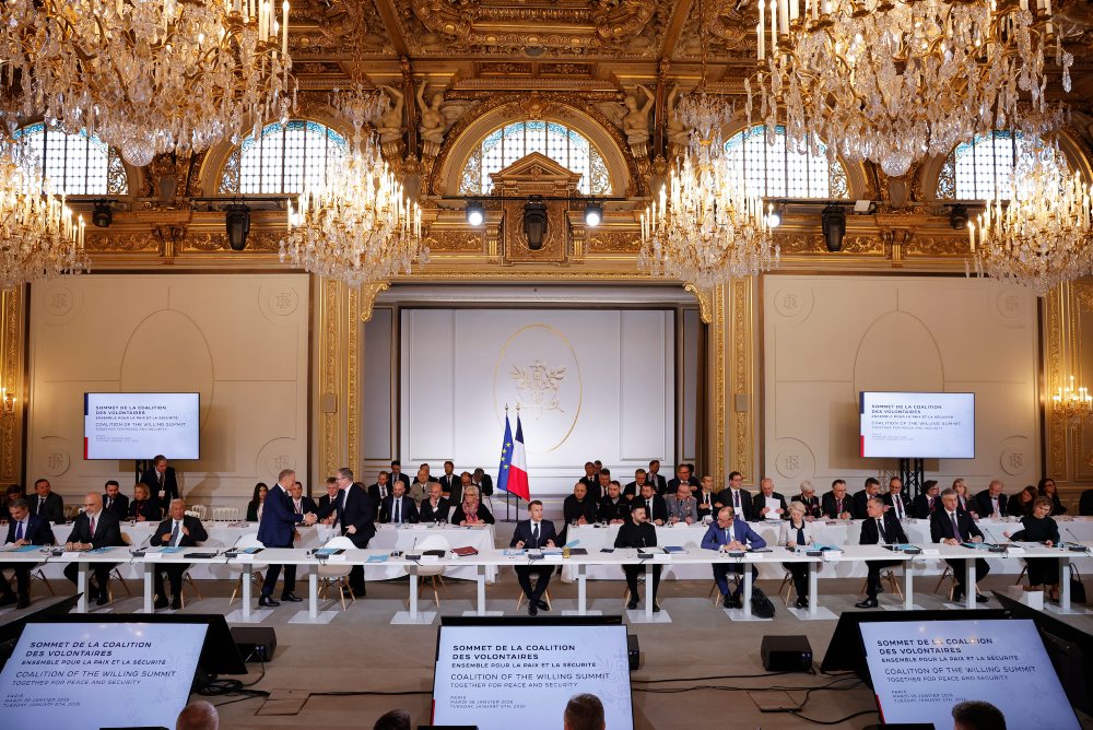 V Paríži sa v utorok stretli lídri koalície ochotných 