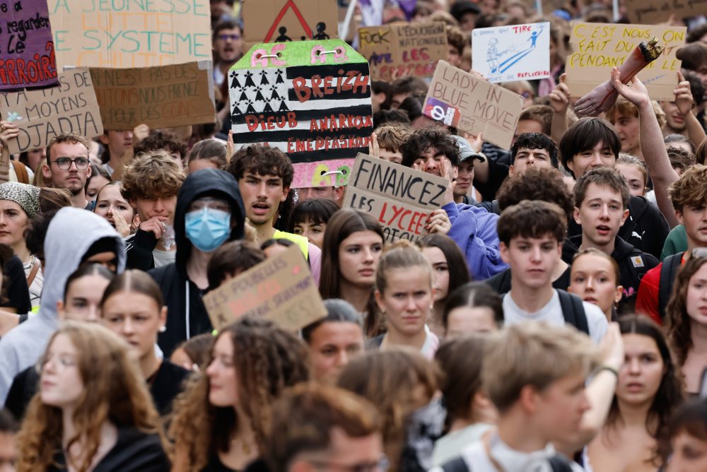 Protesty študentov vo Francúzsku pokračujú