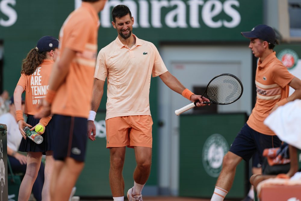 Srb Novak Djokovič si zahrá v 3. kole dvojhry na grandslame Roland Garros 