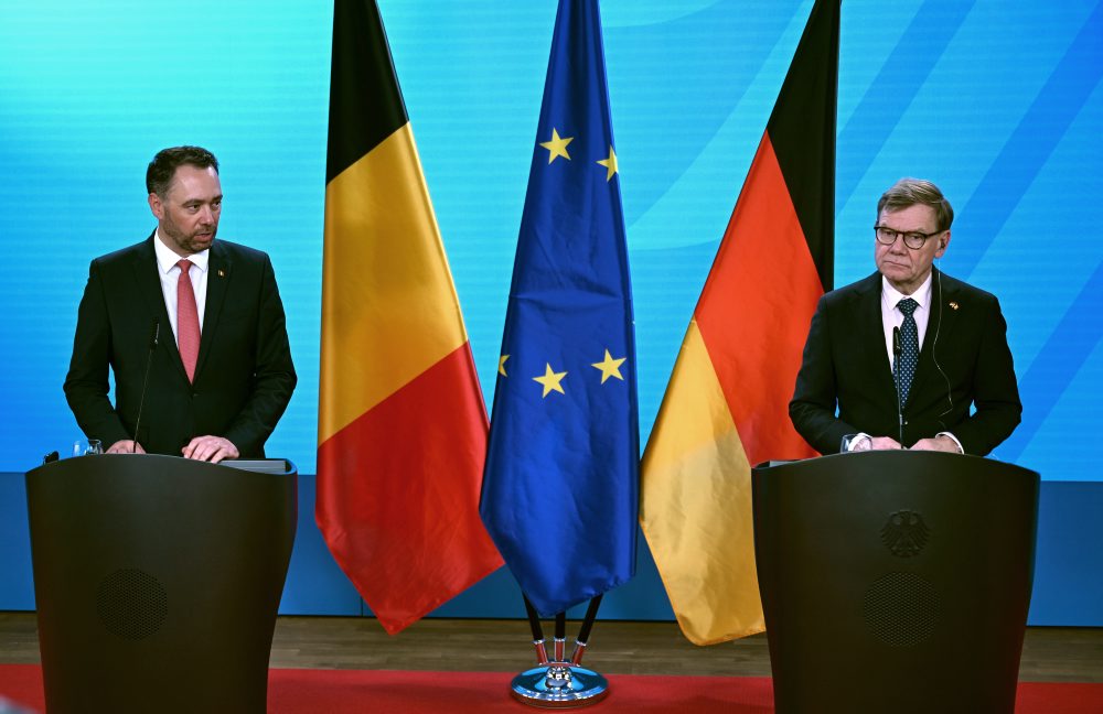 Belgický minister Maxime Prévot v Nemecku