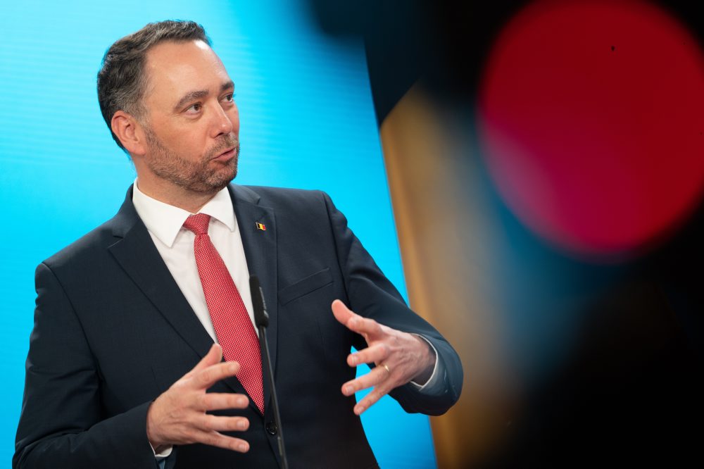 Belgický minister Maxime Prévot v Nemecku