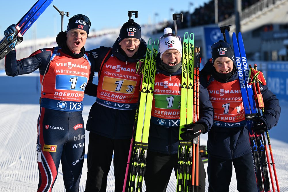 Štafeta mužov na 4x7,5 km