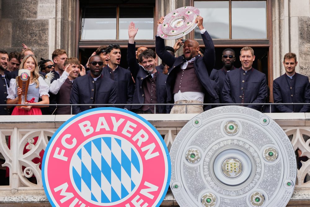 Oslavy titulu futbalového klubu Bayern Mníchov
