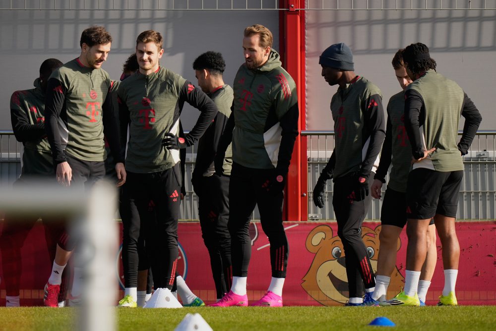 Tréning Bayernu pred zápasom proti Eindhovenu v Lige majstrov