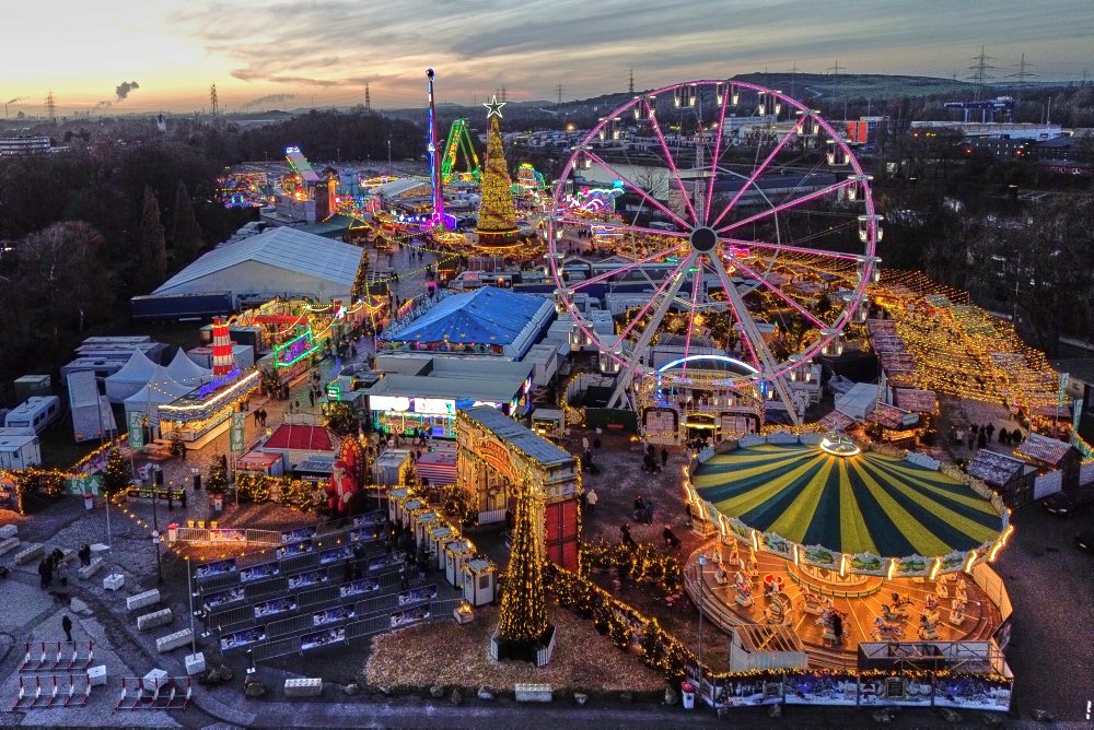 Vianočný zábavný park v Nemecku