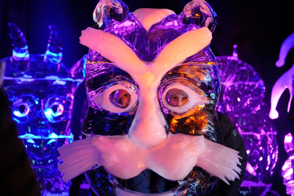 Výstava ľadových sôch v nemeckom Oberhausene