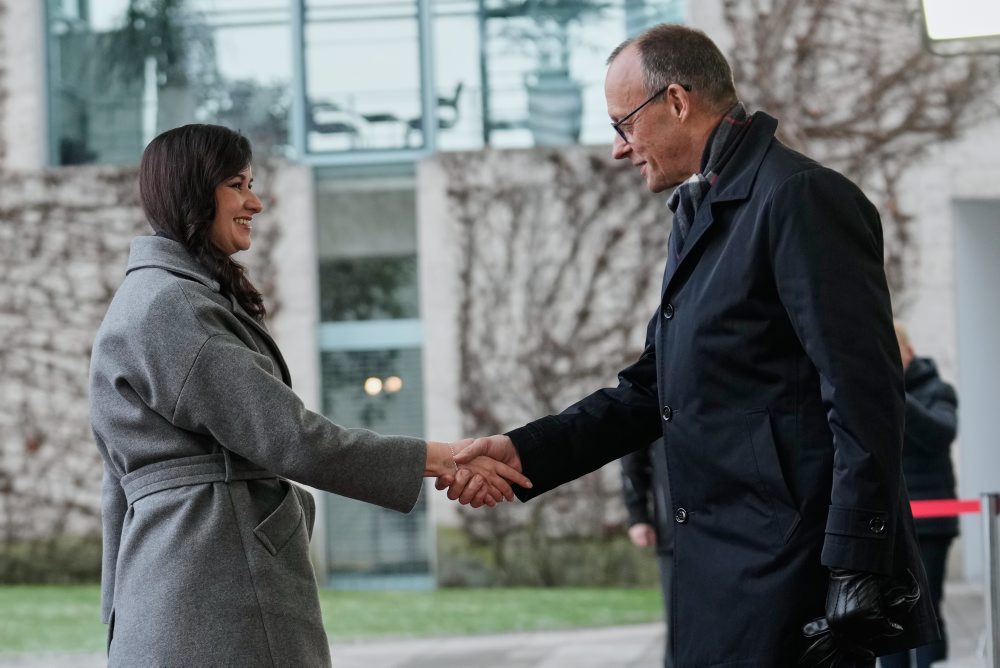 Premiérka Litvy Inga Ruginiené v Nemecku