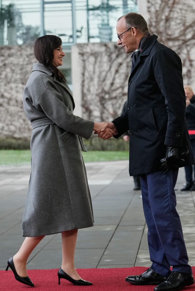 Premiérka Litvy Inga Ruginiené v Nemecku