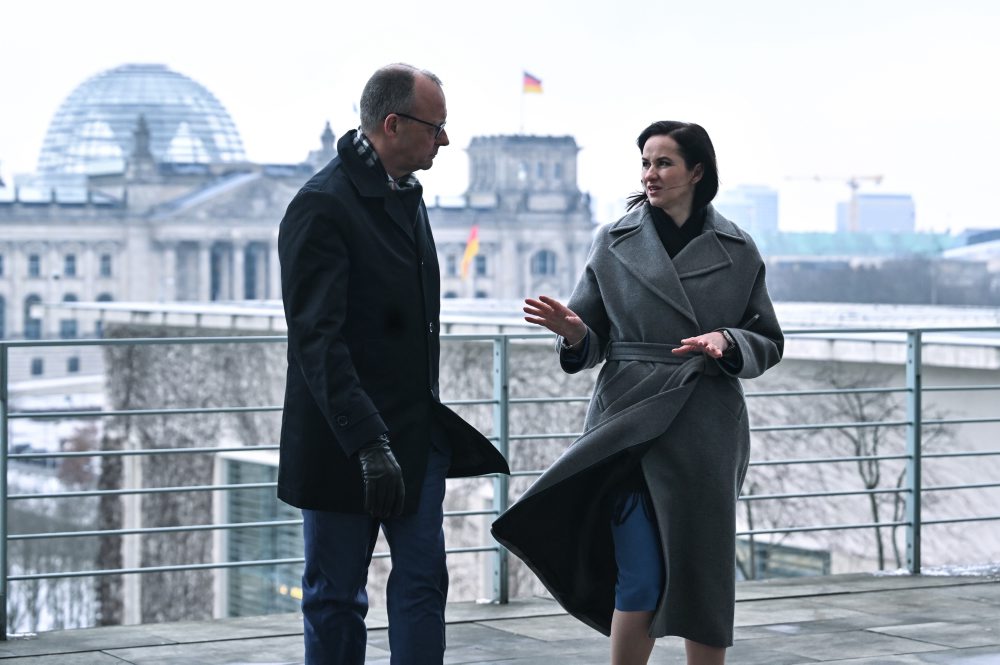 Premiérka Litvy Inga Ruginiené v Nemecku