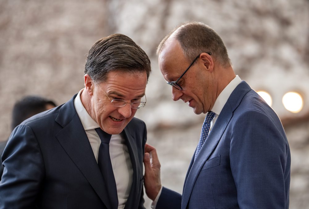 Šéf NATO Mark Rutte na návšteve Nemecka