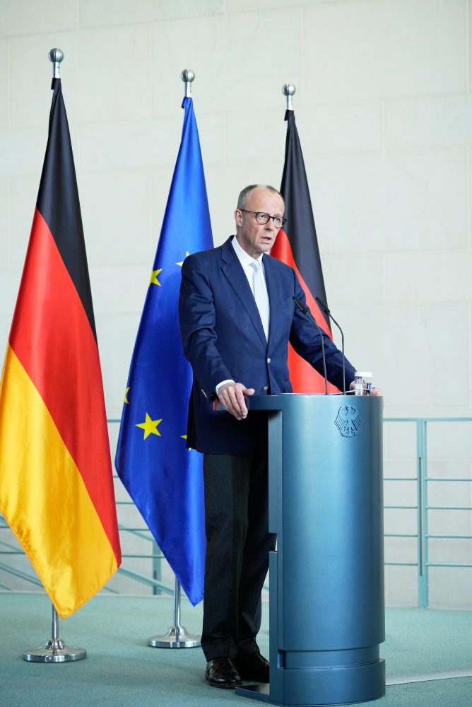 TK nemeckého kancelára Friedricha Merza 