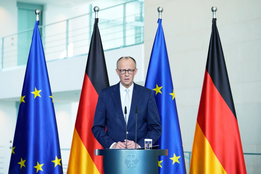 TK nemeckého kancelára Friedricha Merza 