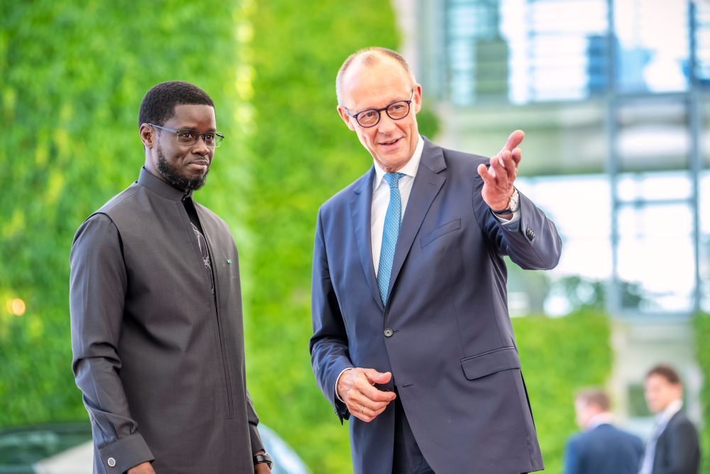 Senegalský prezident v Nemecku 