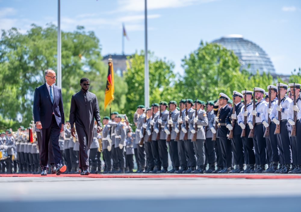 Senegalský prezident v Nemecku 