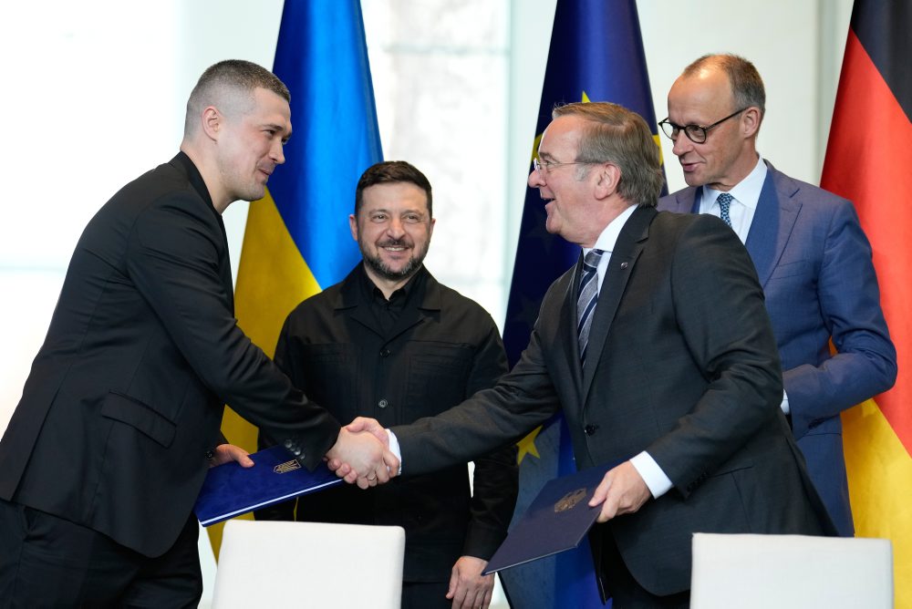 Zelenskyj v Berlíne 