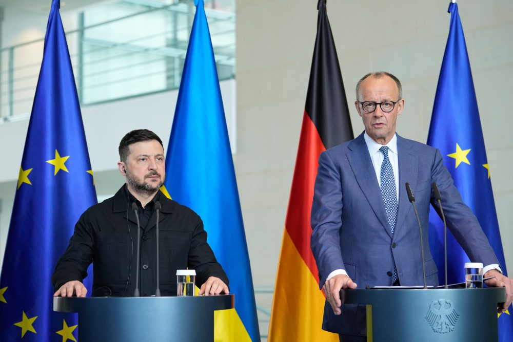 Zelenskyj v Berlíne 