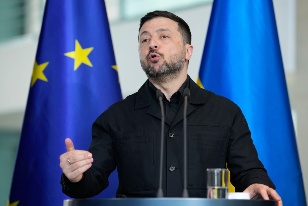 Zelenskyj v Berlíne 