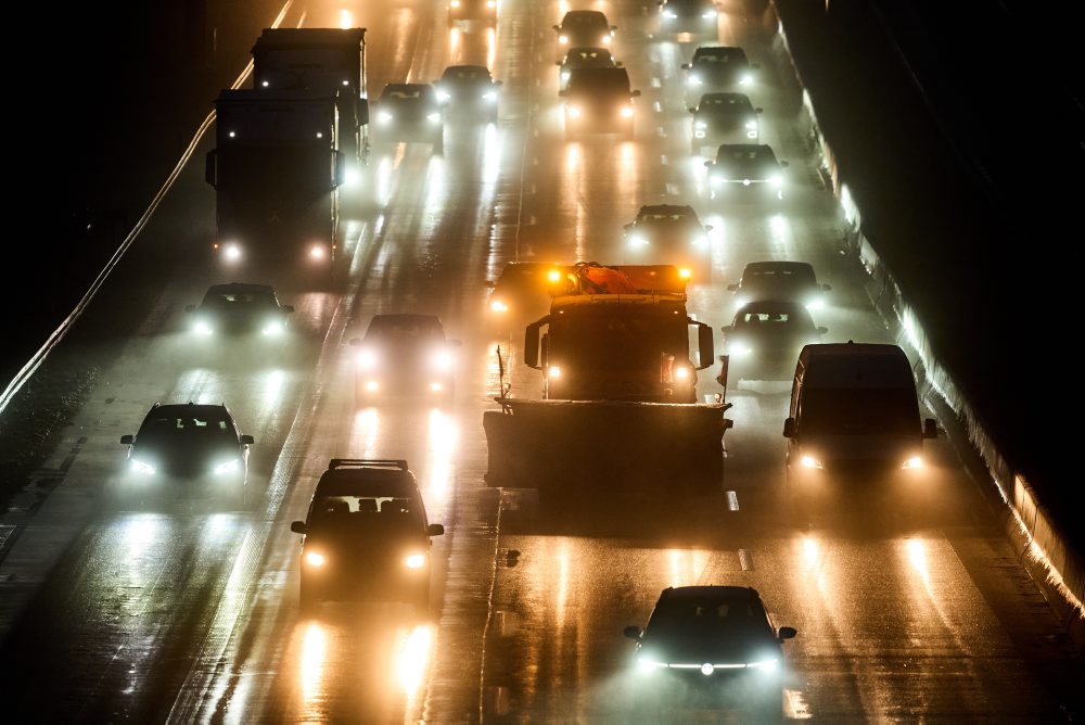 Sneženie a mrazy v Nemecku