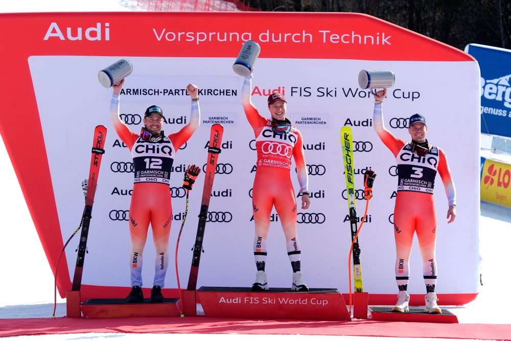 Švajčiar Marco Odermatt zvíťazil v zjazde v nemeckom Garmisch-Partenkirchene