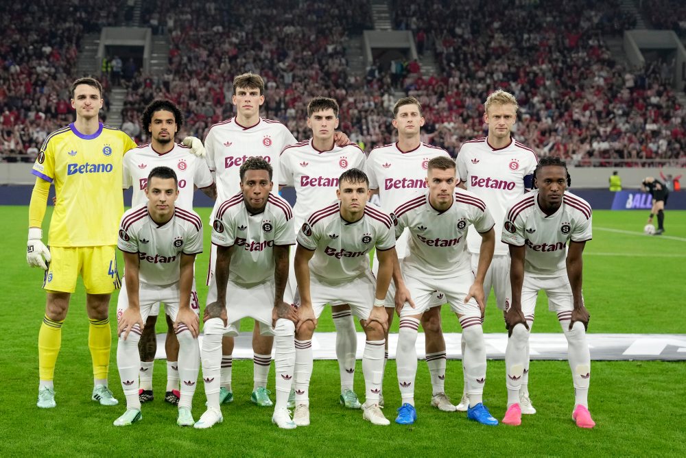 3. kolo ligovej fázy Európskej ligy: Olympiacos Pireus - Sparta Praha 