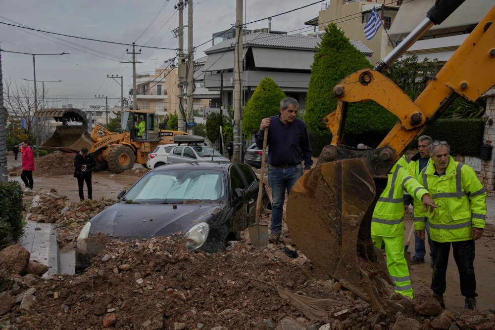Extrémne počasie v Grécku 