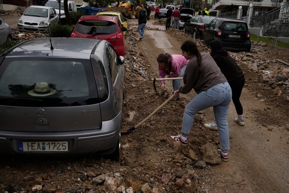 Extrémne počasie v Grécku 